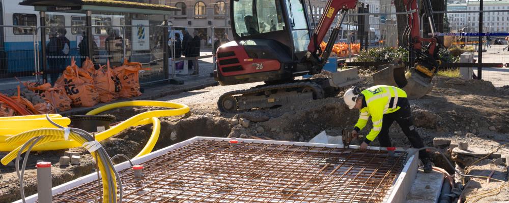 Gatubygge. Pressbild: Carl Edholm, Göteborgs Stad