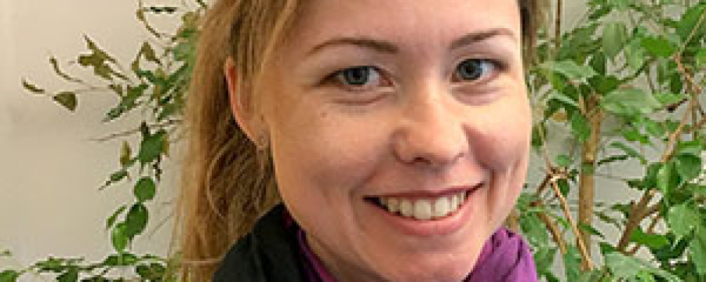 Jenny Adnerfall, hållbarhetsansvarig på Golvbranschen GBR. Foto: GBR