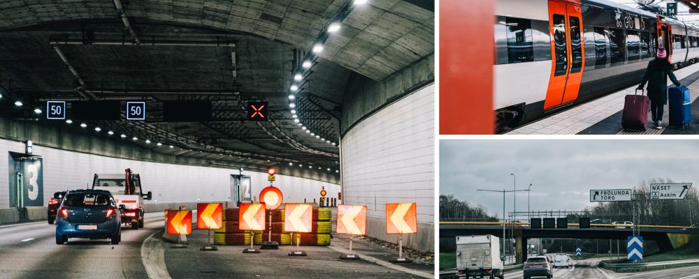 Kollage. Foto: Trafik Göteborg