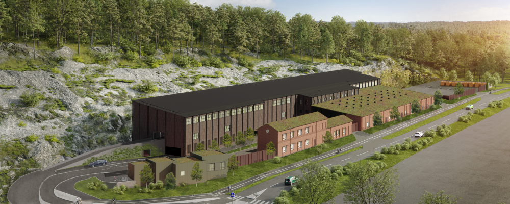 Visionsbild Kretsloppsparken Foto: Kaminsky Arkitekter