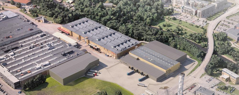 RO-Gruppen bygger åt SKF , bild Vilborg Arkitekter.