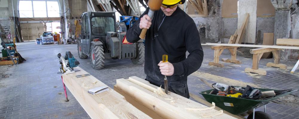 Timmermän i Feskekôrka. Foto: Higab/Hans Ekestang