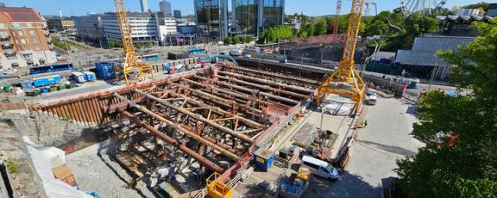 Västlänken, Korsvägen Foto: Trafikverket