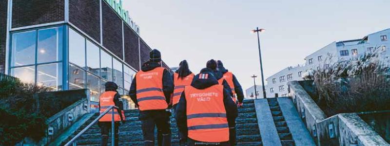 Poseidons trygghetsvärdar ronderar sedan november även Bostadsbolagetsoch Familjebostäders områden i Frölunda-Tynnered. Foto: Poseidon
