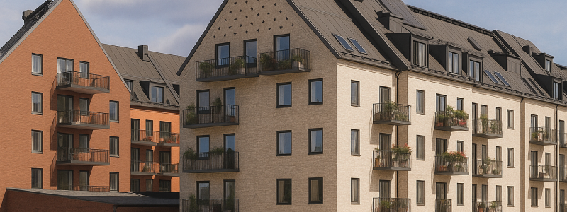 Området Björlanda Ängar. Pressbild: Alhem