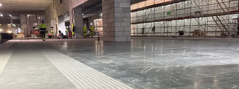 Snart är Deletapp Centralen färdigställd. Foto: Trafikverket