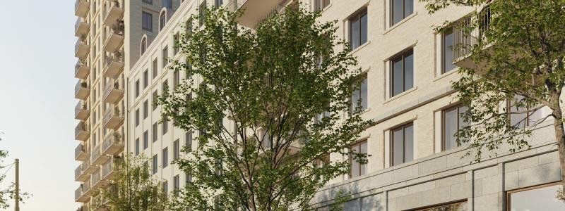 Detaljplan för bostäder och verksamheter norr om Katrinedalsgatan inom stadsdelen Krokslätt. Av: Bonava/Stig Hedlund/Krook & Tjäder arkitekter