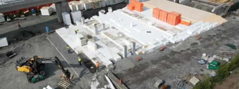 Cellplast ovandlar våra broar. Foto: Trafikverket