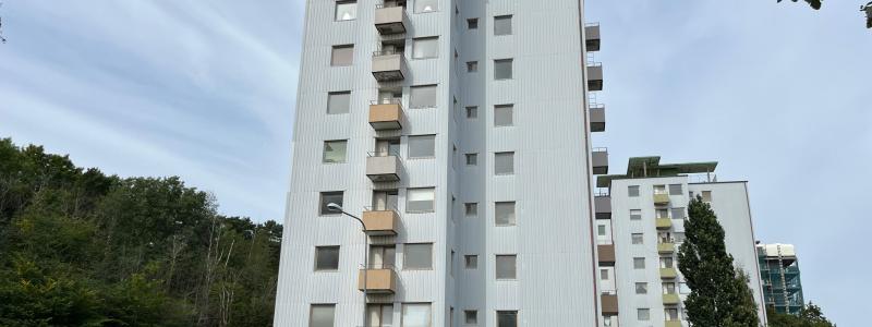 Fastigheten på Kalendervägen i Göteborg. Bild: MVB