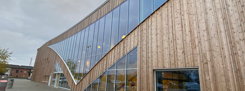 Kvibergs Parks is- och sporthall. Foto: Göteborgs Stad