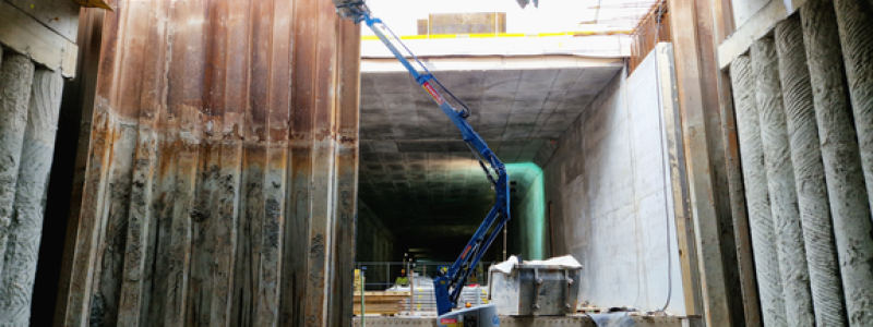 Spont i tunnel Bild: Trafikverket