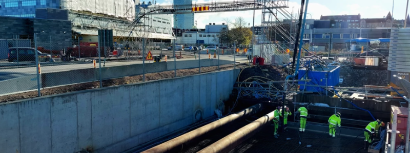 Trafikverket siktar på att öppna station Centralen som en säckstation i december 2026. Foto: Trafikverket