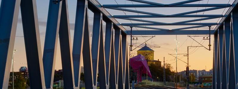 Järnvägsprojekt i Göteborg vinner Årets Bygge 2026. Pressbild: Peab