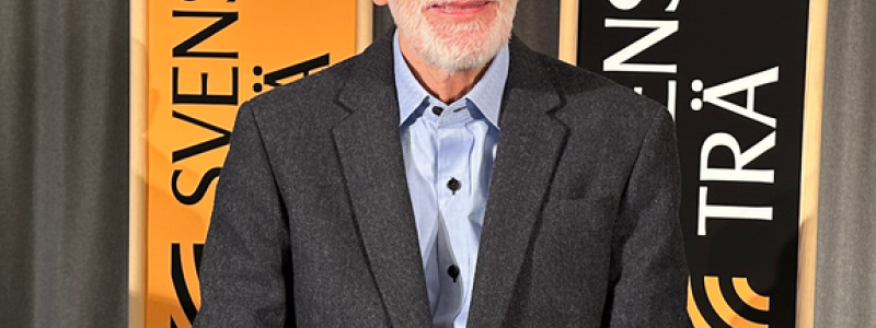 Riddare av Trämarknadsorden 2023 - Jan Brundin Svenskt Trä. Foto: Svenskt trä