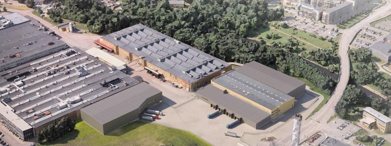 RO-Gruppen bygger åt SKF , bild Vilborg Arkitekter.