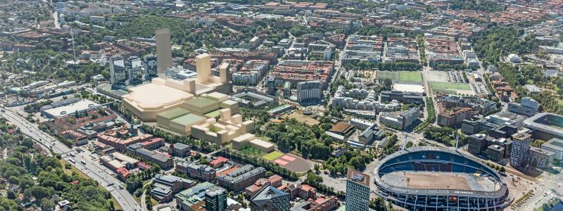 Samråd om program för del av evenemangsområdet inom stadsdelen Heden. Foto: Göteborgsstad