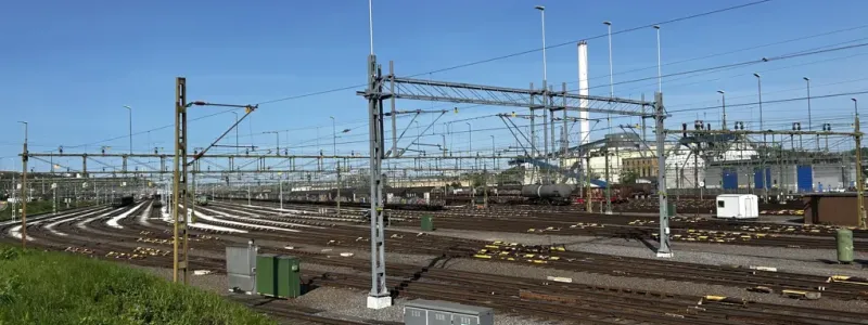 Sävenäs rangerbangård. Foto: Trafikverket