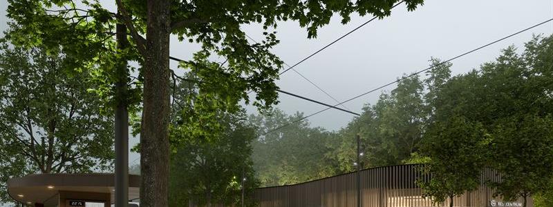 Västlänkens etapp Haga-Rosenlund. Illustrationer: Gottlieb Paludan Architects, AFRY