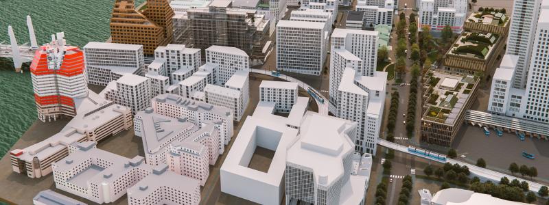 Visualisering Stadsrum Centralenområdet. Pressbild: Göteborgs Stad