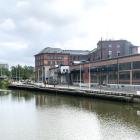 Gamlestaden, fabrikerna Säveånsbrygga. Pressbild: Göteborgs Stad