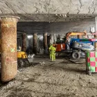 Under takplattan i Allén. Foto: Trafikverket