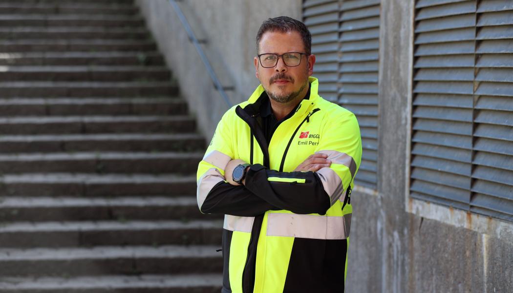 Emil Persson, Byggnads avtalssekreterare Foto: Byggnads