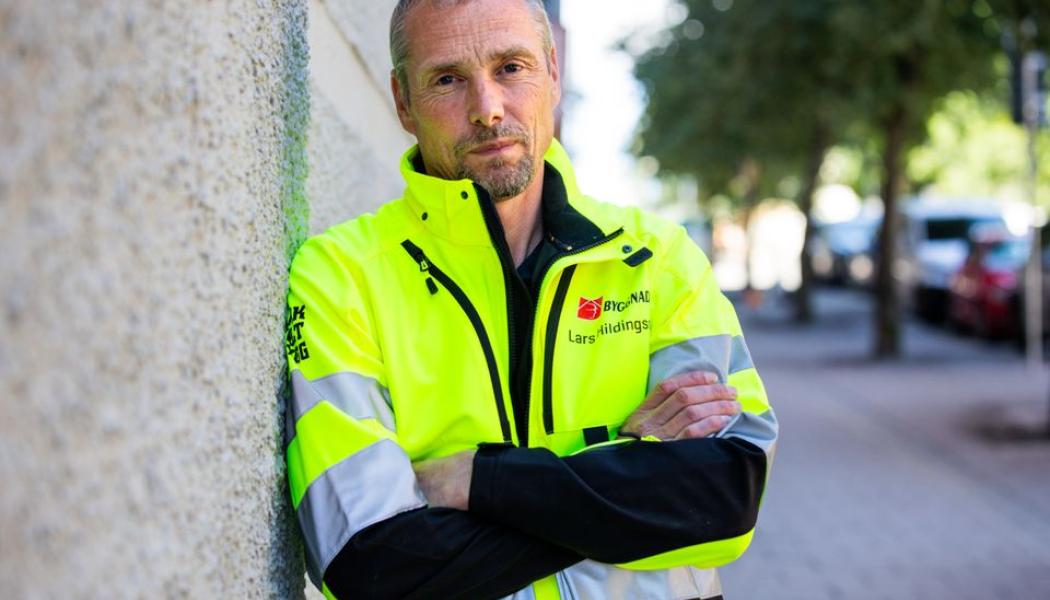 Lars Hildingsson, tf förbundsordförande Byggnads Pressbild: Byggnads
