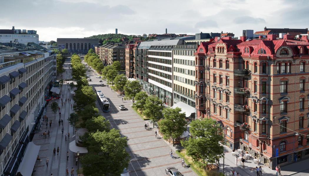 Det vinnande förslaget AveNy av Nyréns arkitektkontor. Nu ska en konstnär komma in i processen och samarbeta med både arkitekterna och andra parter i projektet. Foto: Nyréns Arkitektkontor
