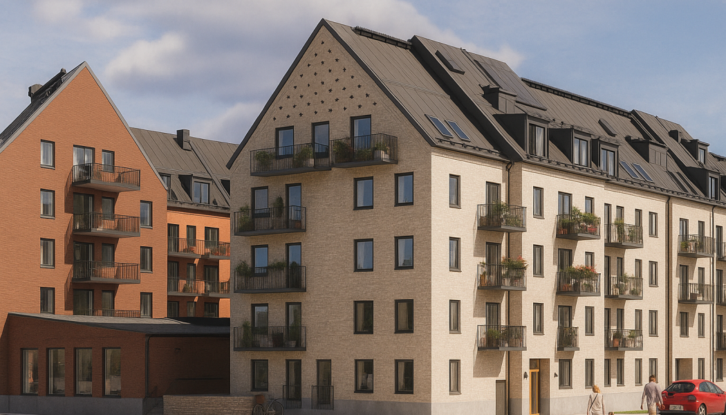 Området Björlanda Ängar. Pressbild: Alhem