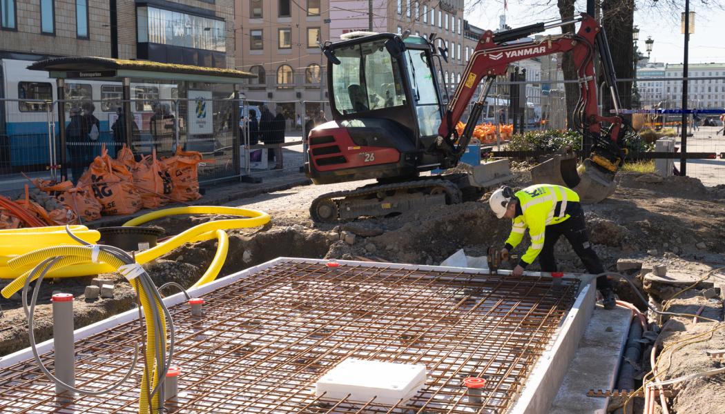 Gatubygge. Pressbild: Carl Edholm, Göteborgs Stad