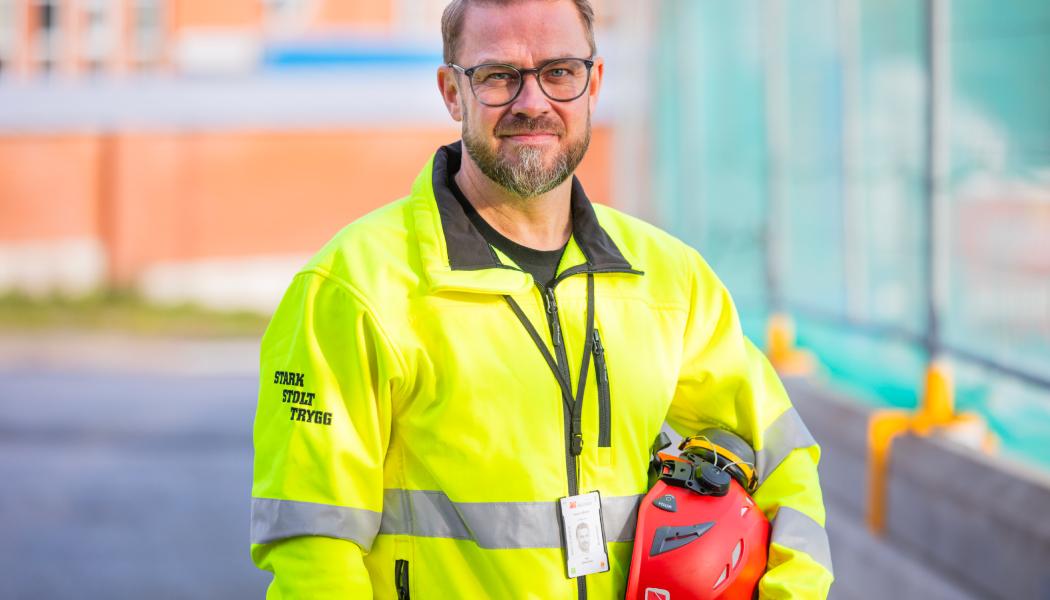 Kim Söderström, ny förbundsordförande i Byggnads pressfoto Byggnads