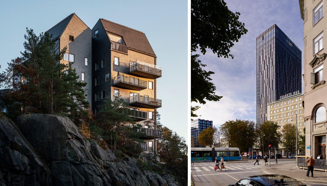 Uggleberget och hotell Draken. Upphovsrätt: FOJAB och Erséus Arkitekter