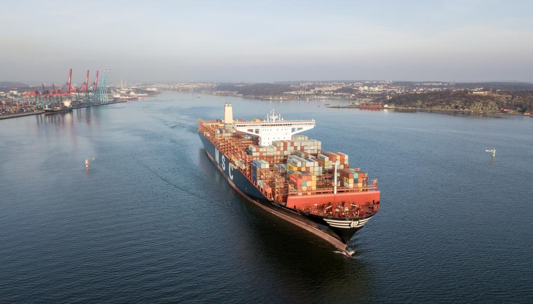 MSC Viviana. Foto: Göteborgs Hamn