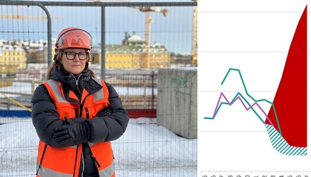 Sveriges Allmännyttas prognos indikerar ett gap på 6 700 hyreslägenheter per år bara i allmännyttan. Sverige går från byggkris till bostadskris. Nu behöver stat och kommun se till att branschen får bättre förutsättningar för att bygga bra bostäder till rimliga priser, menar Sofia Hansdotter. Foto: Helene Ahlberg