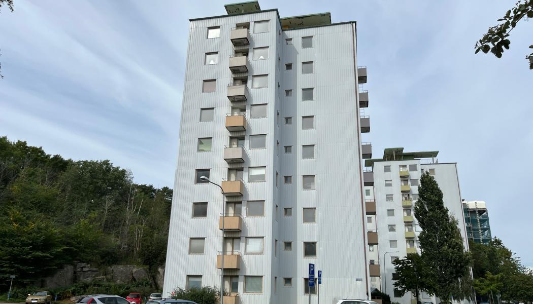 Fastigheten på Kalendervägen i Göteborg. Bild: MVB