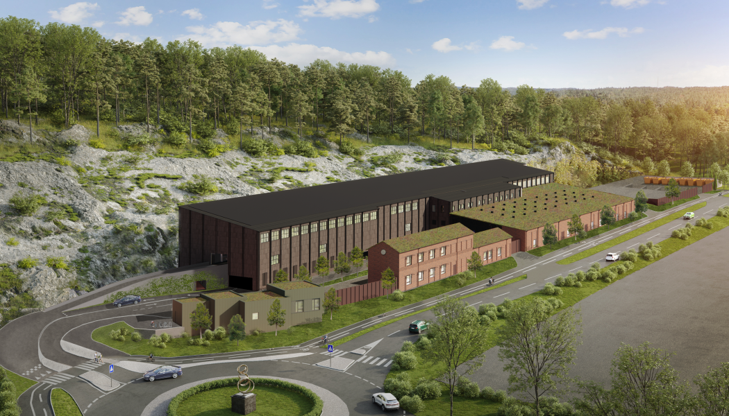 Visionsbild Kretsloppsparken Foto: Kaminsky Arkitekter