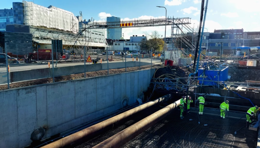 Trafikverket siktar på att öppna station Centralen som en säckstation i december 2026. Foto: Trafikverket