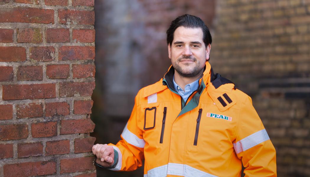 Ioannis Strantzalis, regionchef på Peab. Foto: Peab