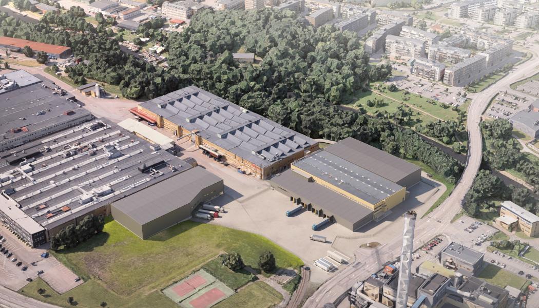 RO-Gruppen bygger åt SKF , bild Vilborg Arkitekter. 