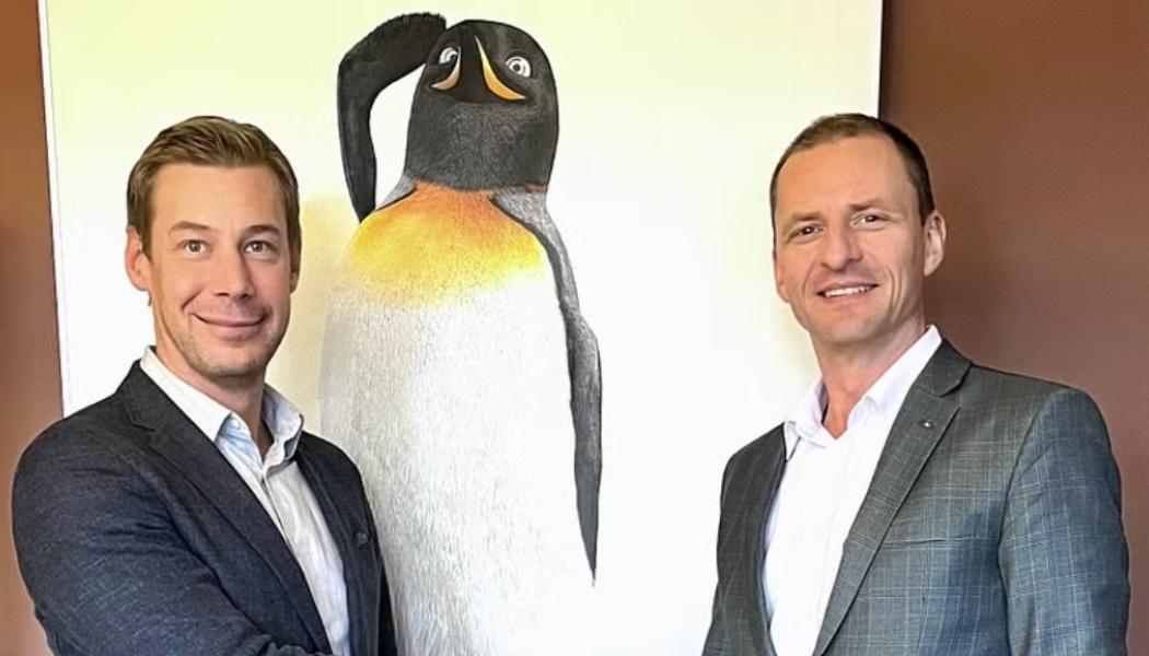 Från vänster på bilden: Emil Löveryd och Stian Hansen. foto Jotun