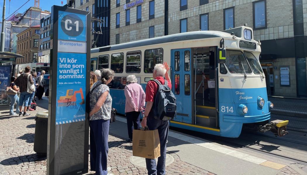 Flera spårarbeten igång i Göteborg. Foto: Trafik Göteborg
