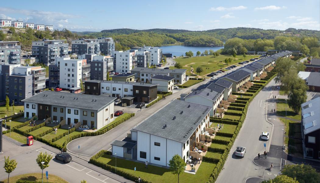 Stensjöparken 1 i Mölndal. Illustration: TMRW.INC