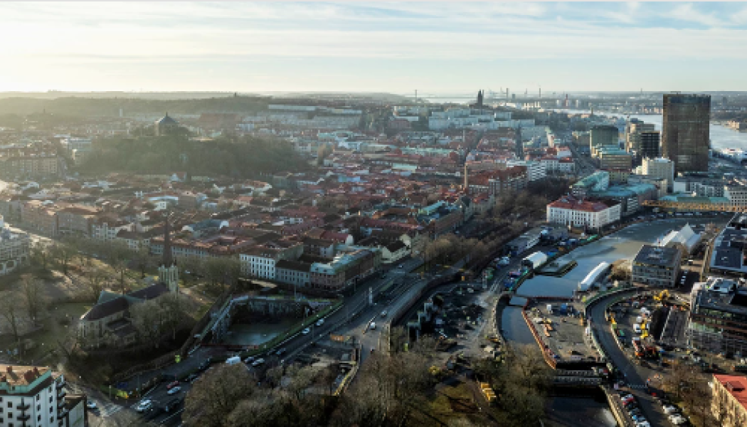 Entreprenaden gäller för området Rosenlund i centrala Göteborg. Foto: Trafikverket