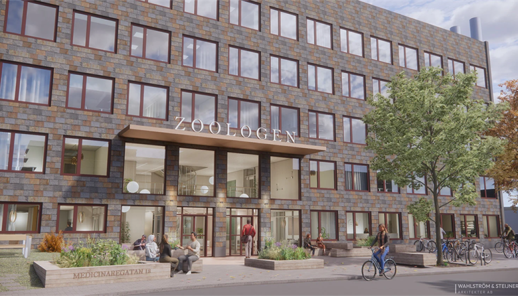 Zoologen till nya labb- och kontorslokaler i anslutning till Göteborgs universitet och Sahlgrenska universitetssjukhus. Foto: A Pressbild: Veidekke