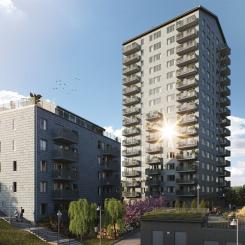 Brf Eriksberget. Illustration: Egnahemsbolaget