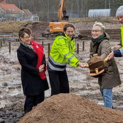 Från vänster: Robin Östling idrott & förening, Karin Östring Bergman Backa HK, Anna Källström Flodéns, Bettan Andersson, idrotts- och föreningsnämnden och Michael Sellering Idrott & förening. Foto: Göteborgs stad