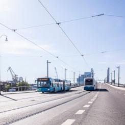 I sommar påverkas bland annat trafiken över Hisingsbron av underhållsarbeten. Fotograf: Eddie Löthman.