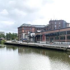 Gamlestaden, fabrikerna Säveånsbrygga. Pressbild: Göteborgs Stad