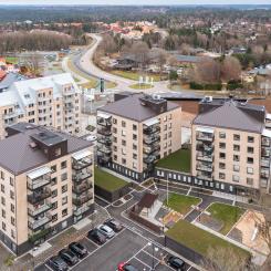 Samarbete för hållbart boende -  RA-Bygg, Partillebo och Wikström i Gökegård-projektet. Bild: Wikström