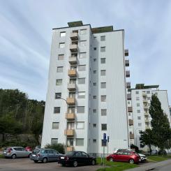 Fastigheten på Kalendervägen i Göteborg. Bild: MVB